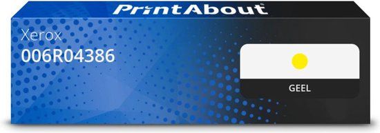 PrintAbout Huismerk Toner 006R04386 Geel geschikt voor Xerox C230C235