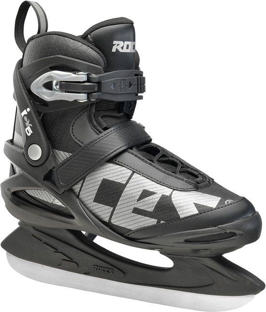 Roces Icy 5 IJshockeyschaatsen Heren Zwart Zilver Maat EU 45