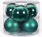 Inge-glas Inge Christmas Grote kerstballen - 6x st - donkergroen - D10 cm - glas