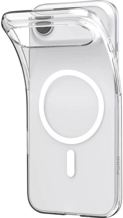Puro Case 0.3 Mag Ultra-Slim TPU Zwart Transparant voor iPhone Air