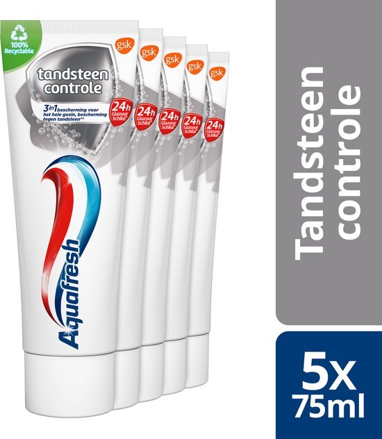 Aquafresh Tandpasta Tandsteen 5 stuks