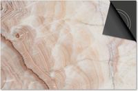 Dietrix Inductie beschermer 60x52 - DELUXE - Marmer - Lichtbeige taupe