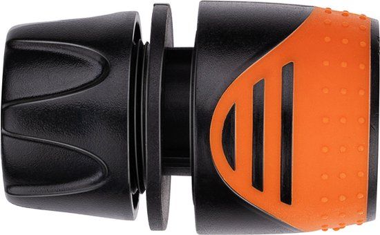 BLACK+DECKER Tuinslang Koppeling 1/2'' - Kunststof - Zwart/Oranje