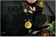 Dietrix Inductie beschermer 60x60 - afdekplaat inductie mat - Dietrix Kookplaat beschermer - Exclusief - Kruiden en Lepels - Pan Pesto Kruiden