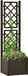 Maison Exclusive - Élévateur de jardin avec forme de treillis et système d'arrosage automatique, couleur moka