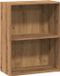 vidaXL Boekenkast 60x30x77 cm bewerkt hout artisanaal eikenkleurig