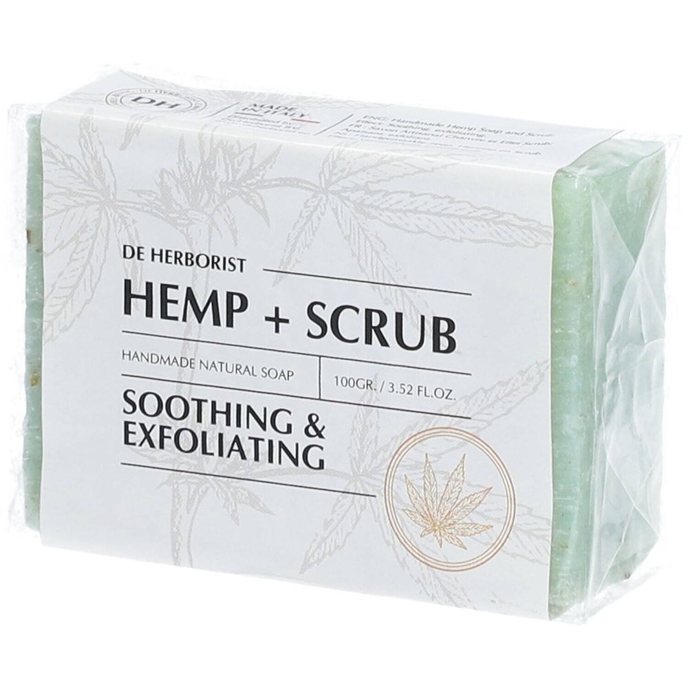 De Herborist De Herborist Natural Hemp Soap Scrub 100 g zeep