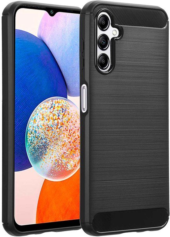 imoshion Brushed Backcover voor de Samsung Galaxy A14 (5G/4G) - Zwart