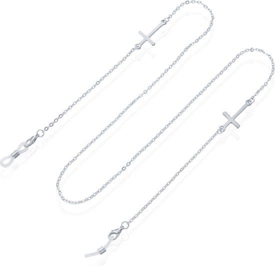 LGT JWLS Zilveren Zonnebrilkoord voor Dames - Metaal - 70 cm