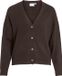VILA VIRIL V-NECK KNIT CARDIGAN - NOOS - Dames - Cardigans - S - Coffee Bean