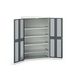 Bott Verso Kast Gevleugelde Deuren | 1300x550x2000mm | 4 Legborden | RAL 7016