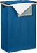Merkloos Relaxdays wasmand met deksel, 105 l, bamboe en polyester, inklapbaar