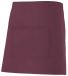 Velilla Halflang schort granaat Polyester/Katoen Effen One size