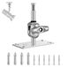 Neewer 6,5 inch wandmontage babypin 5/8" stud met 360° draaibare kogelkop en 10 schroeven