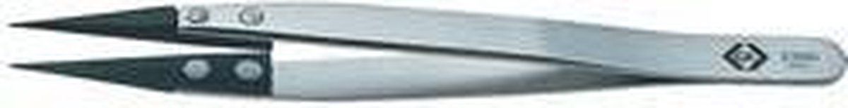 C.K T2390 Onderdelenpincet 249CF Spits, fijn 130 mm