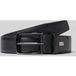 LLOYD Leren Riem Thin Leather Belt W85 Black Zwart