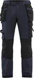 Blåkläder Werkbroek met 4-weg stretch 1522-1645 - Donker marineblauw/Zwart - D104