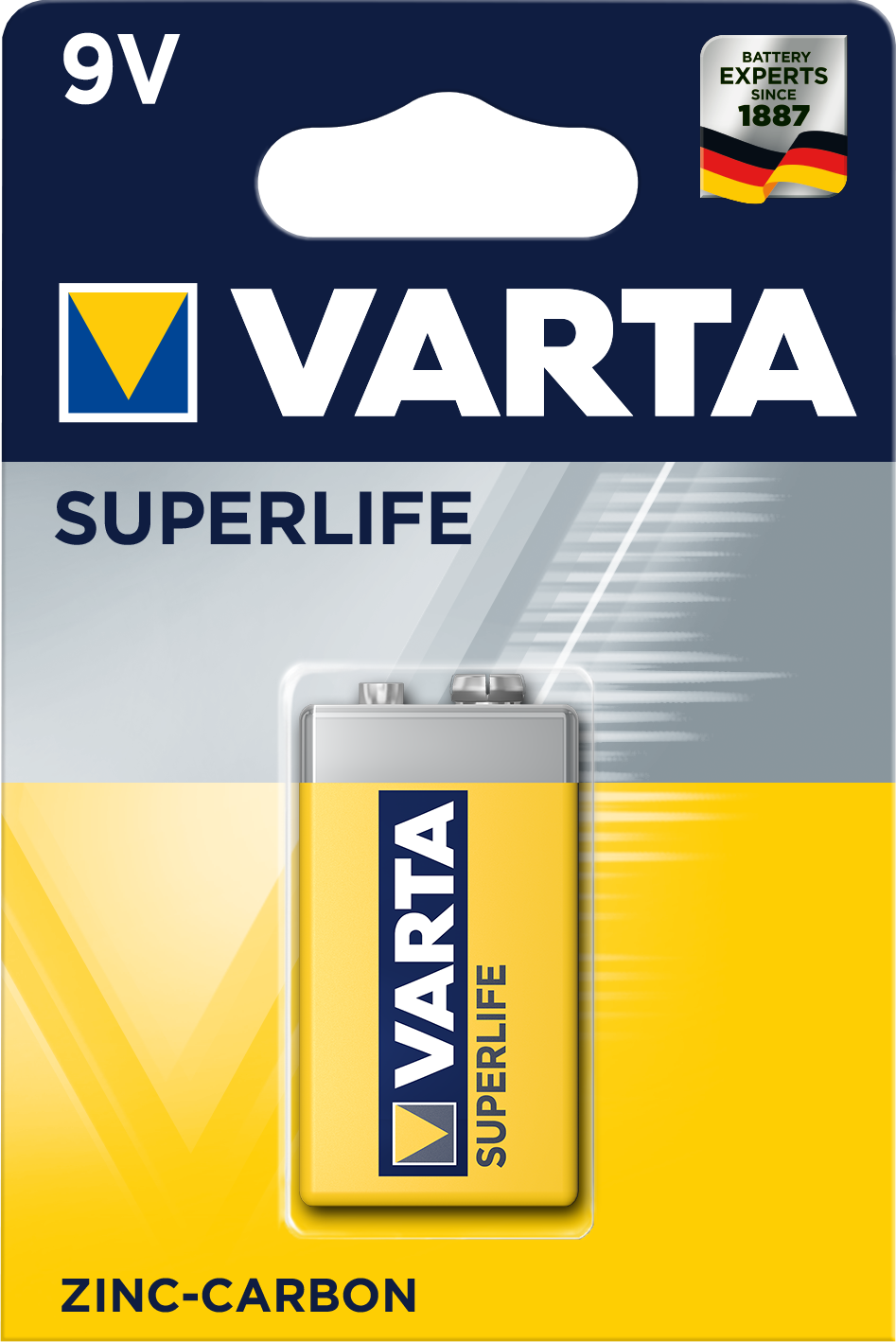 Varta Superlife 9V Batterij - 4008496556427