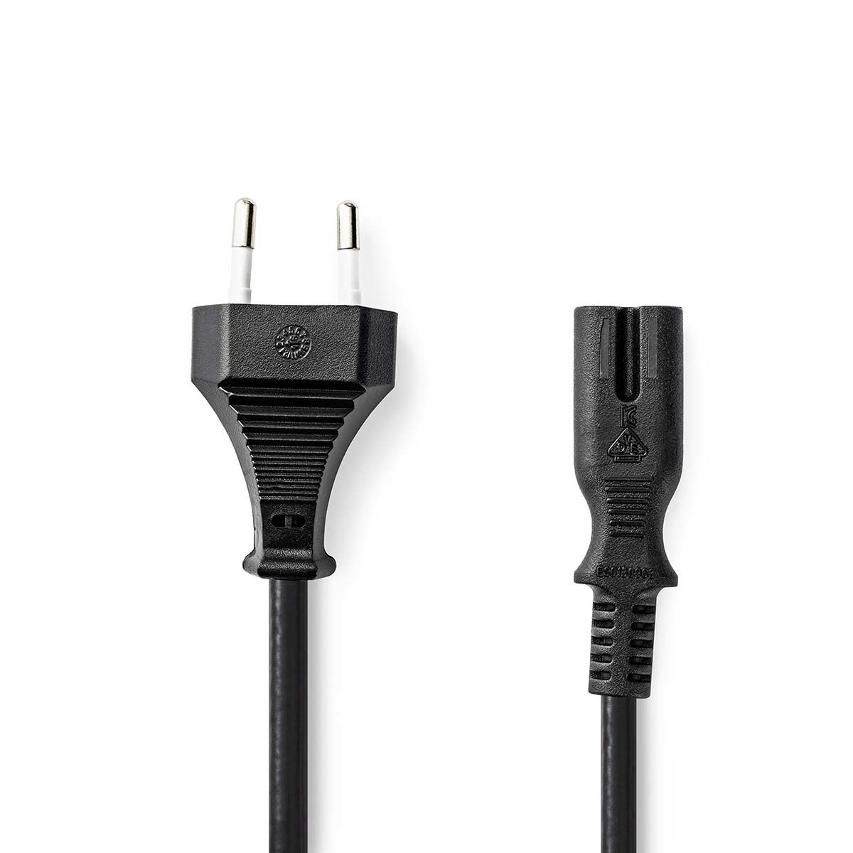 Nedis Stroomkabel - Euro Male - IEC-320-C7 - 3m - Zwart