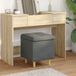 Maison Exclusive - Ottomaan met opbergruimte, donkergrijs, 40 x 40 x 45 cm, gestoffeerd