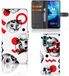 B2Ctelecom Telefoonhoesje met Naam Motorola G8 Power Lite Skull Red