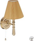 Merkloos Relaxdays Wandlamp binnen - E14 - messing