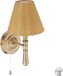Merkloos Relaxdays Wandlamp binnen - E14 - messing