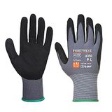 Portwest A350 DermiFlex Handschoen, Normaal, Grootte XL, Zwart