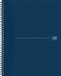 Oxford Origin Spiraalschrift A4+ Geruit 5mm Blauw 5 Stuks