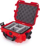 Nanuk 905 Case w/padded divider - Red