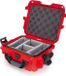 Nanuk 905 Case w/padded divider - Red