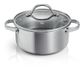 Tescoma SteelCRAFT 780570 steelpan met deksel, antiaanbaklaag, diameter 18 cm, inhoud 2 l