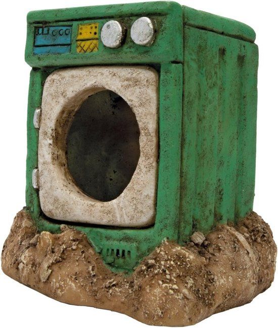 SuperFish Bubble Deco Wasmachine Groen, Wit