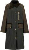 Barbour Evette Veste Cire Verte S Femme