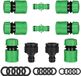 Shenzhen Haorui Industrial Technology Co., Ltd. Kit de raccords de tuyau d'arrosage - 10 pièces avec raccords rapides, doubles connecteurs, raccords de robinet