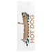 Garcia de Pou Greaseproof Hot Dog Tassen 34 Gsm in doos, 7 + 5 x 18 cm, Vetvrij perkament, Wit, 7 x 18 x 30 cm