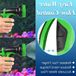 Tuyau d'arrosage extensible sans marque avec 10 positions de pulvérisation et adaptateur de pulvérisation en laiton (225 m vert)