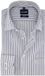 OLYMP Chemise bleue en coton rayé à manches longues coupe droite pour homme EU41