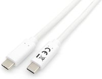 Equip USB-kabel 1 meter USB 3.2 Gen 1 (3.1 Gen 1) USB C Wit