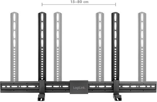 LogiLink Universele Soundbar Houder, Zwart
