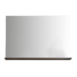trendteam smart living - Coast - wandspiegel - Wotan eiken/grijs - garderobespiegel met legplank - (b x h x d) 90 x 62 x 20 cm - spiegel voor de garderobe - krasbestendig