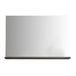 trendteam smart living - Coast - wandspiegel - Wotan eiken/grijs - garderobespiegel met legplank - (b x h x d) 90 x 62 x 20 cm - spiegel voor de garderobe - krasbestendig