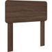 Tête de lit en chêne brun 75 cm bois d'ingénierie