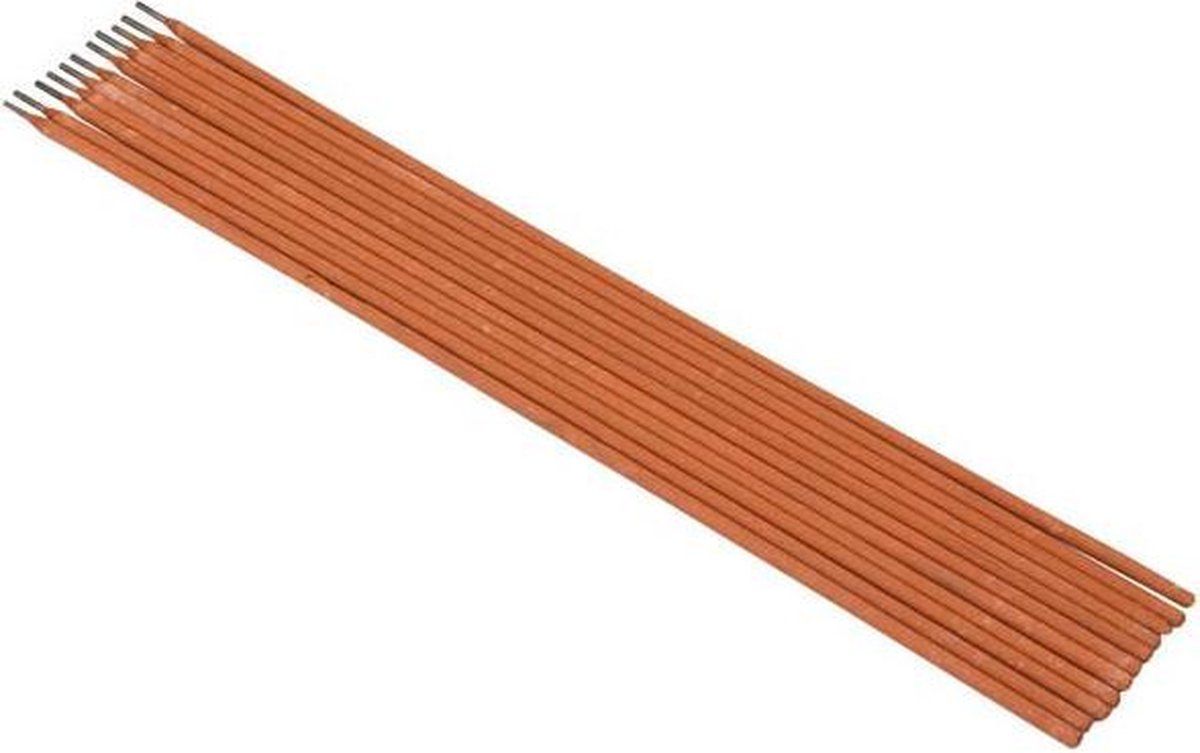 Toolland Laselektroden Rutiel 250 X 2 Mm Rvs Bruin 11 Stuks