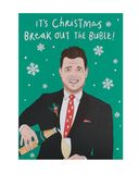 UK Greetings Kerstkaart voor hem/haar/vriend - Break out the Bublé Design