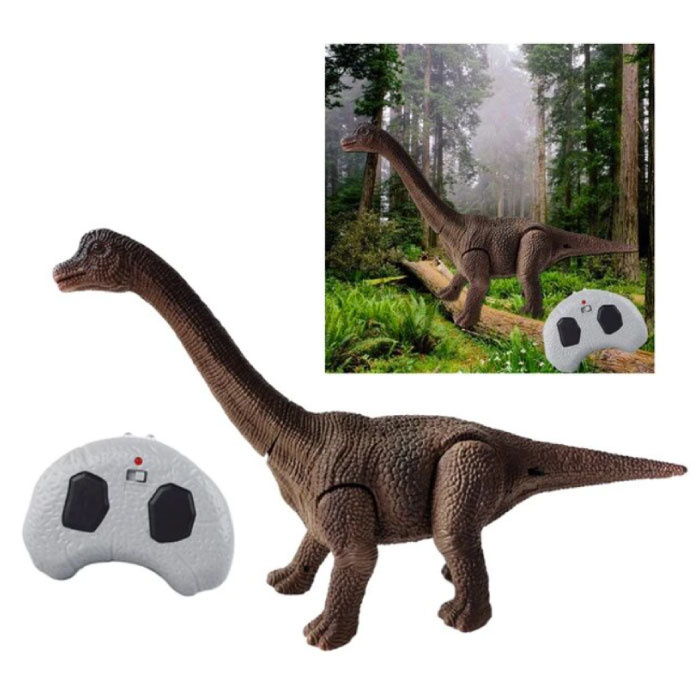 Stuff Certified® Stuff Certified® RC Dinosaurus (Brachiosaurus) met Afstandsbediening - Bestuurbaar Speelgoed Dino Robot