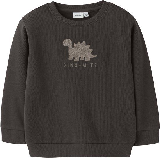 NAME IT Jongens Sweater NMMOBEAR NREG SWEAT UNB NOOS - Maat 86 - French Roast