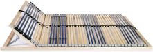 vidaXL Lattenbodem - 120x200 cm - 42 latten - 7 zones - Hout