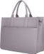 Charm London Princeton Sac pour ordinateur portable pour femmes - Sac de travail pour ordinateur portable jusqu'à 15,6 pouces - Sac d'école en similicuir - Lilas