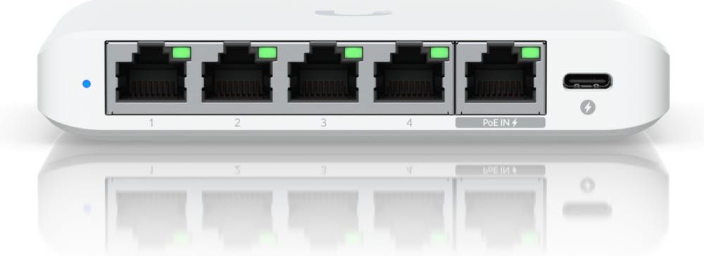 Ubiquiti UniFi Flex Mini 2.5G Managed 2.5G Ethernet (100/1000/2500) Power over Ethernet (PoE) Desktop Wit